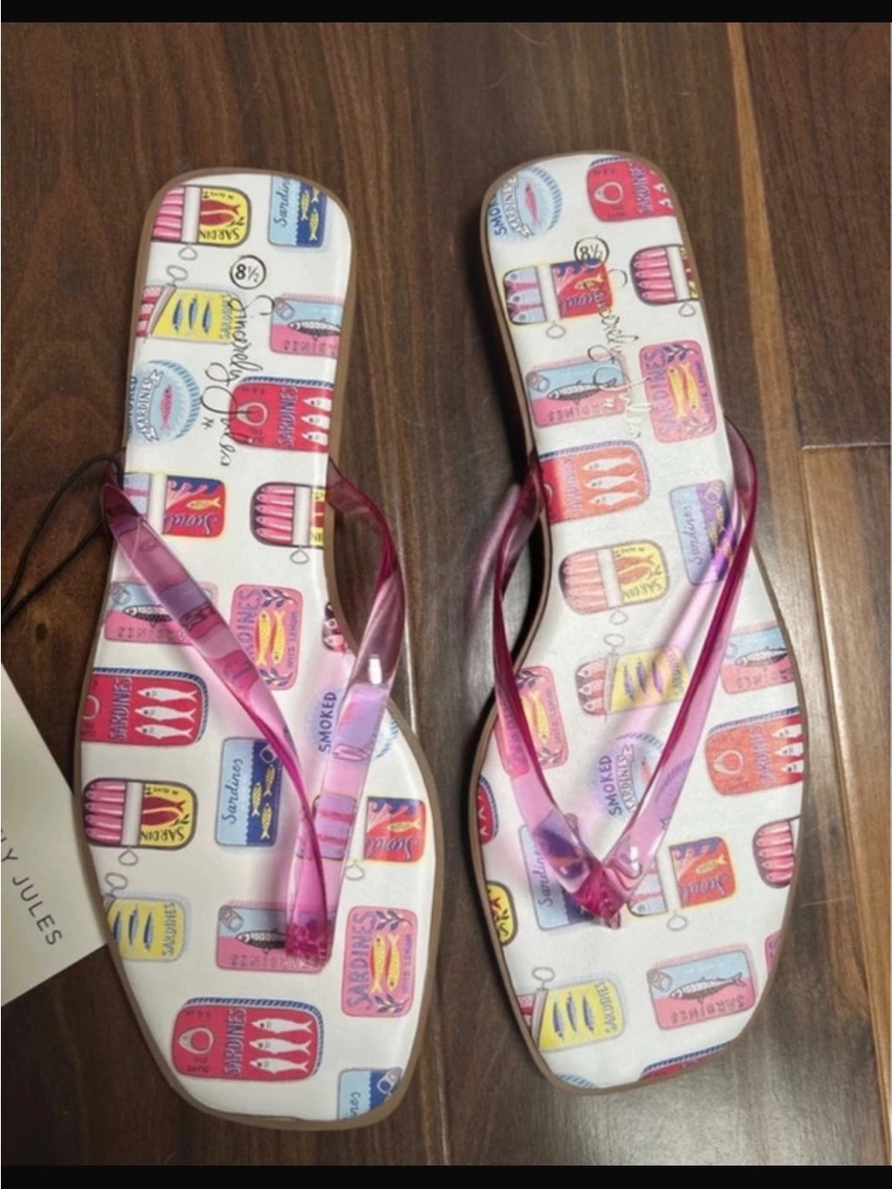 NWT ~ SINCERELY JULES SARDINES SANDALS sz 8.5 - Picture 3 of 6